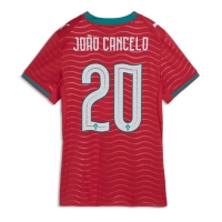 Camiseta Portugal Joao Cancelo #20 Primera Equipación Replica Mundial 2026 para mujer mangas cortas